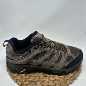 Merrell Men's Moab 3 Waterproof Hiking Shoes Walnut Black Size 12 WIDE Men's